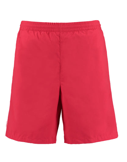 Kustom Kit Mens Classic Track Short kk980 - Red White - Customisable Sportswear