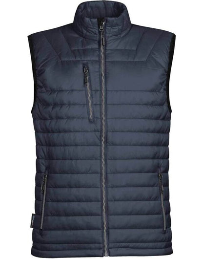 Stormtech Men Gravity Thermal Bodywarmer PFV-2 - Navy Charcoal - Customisable Bodywarmers