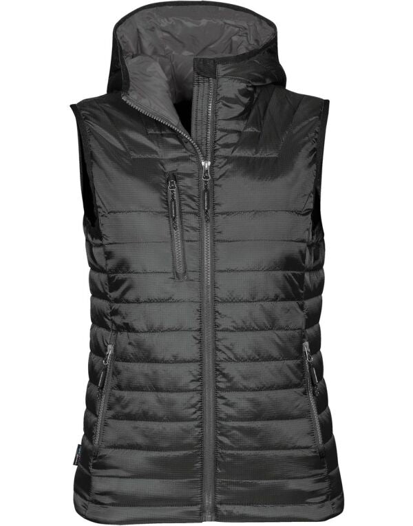 Stormtech Lady Gravity ThermalBodywarmer PFV-2W - Black Charcoal - Customisable Bodywarmers