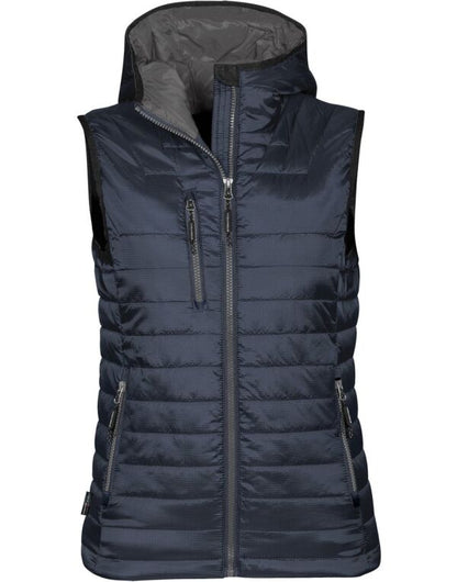 Stormtech Lady Gravity ThermalBodywarmer PFV-2W - Navy Charcoal - Customisable Bodywarmers