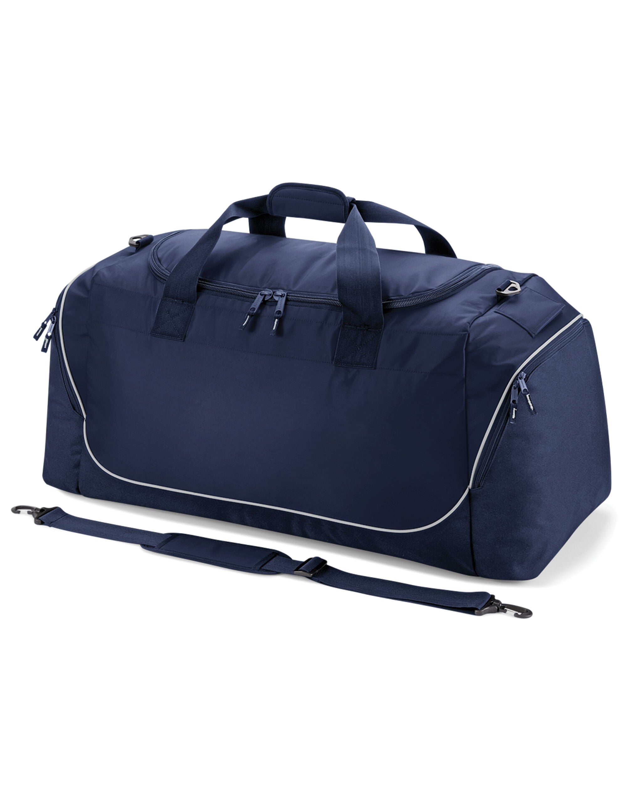 Quadra Teamwear Jumbo Kit Bag qs88 - French Navy Light Grey O S - Customisable Bags