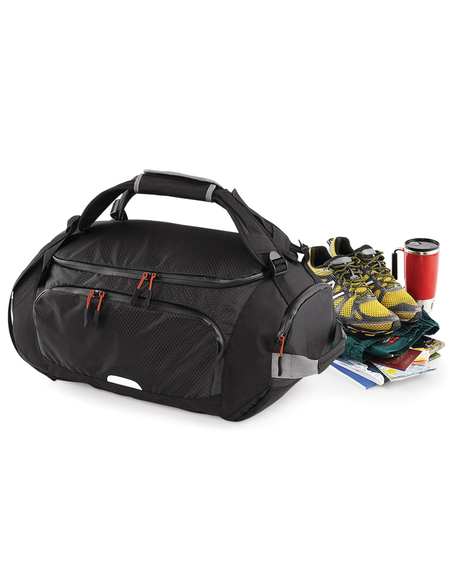 Quadra SLX 30 Litre Stowaway Carry On qx550 - Black O S - Customisable Bags