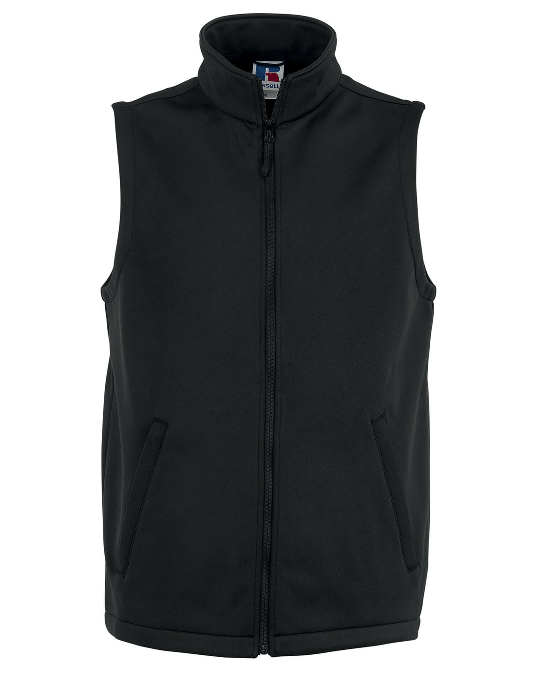 Russell Collection Russell Mens Smart Softshell Gilet r041m - Black - Customisable Bodywarmers