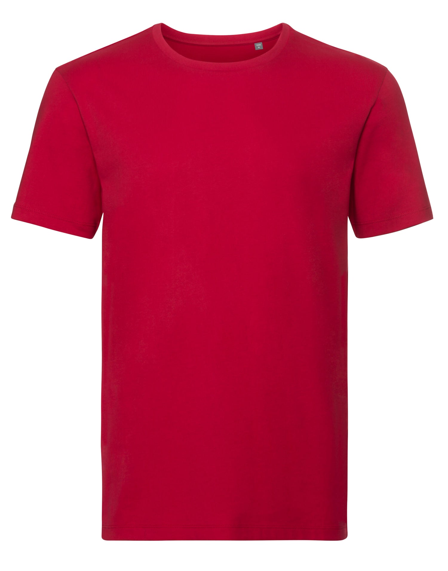 Russell Short Sleeve Collection Russell Short Sleeve Mens Pure Organic T R108M - Classic Red - Customisable T-Shirt