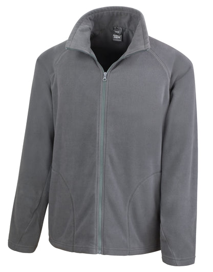 Result Core Mens Microfleece Jacket R114X - Charcoal - Customisable Jacket