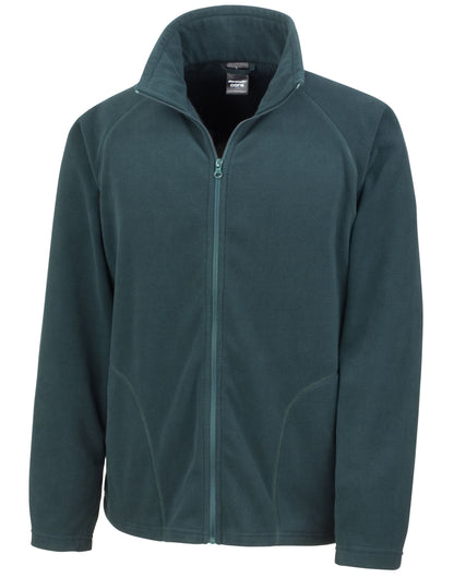 Result Core Mens Microfleece Jacket R114X - Forest Green - Customisable Jacket