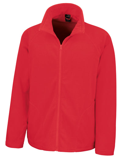 Result Core Mens Microfleece Jacket R114X - Red - Customisable Jacket