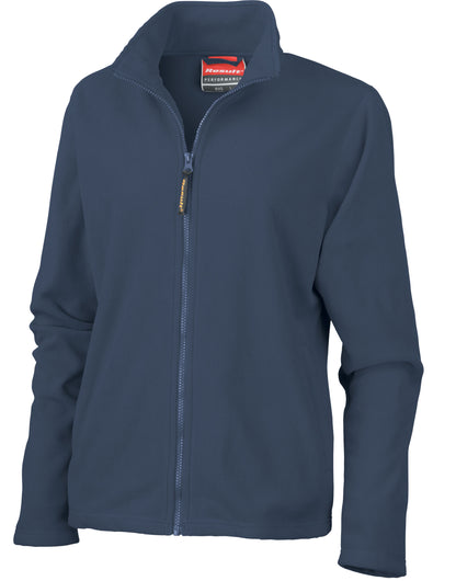 Result Womens Horizon Microfleece Jacket R115F - Navy - Customisable Jacket