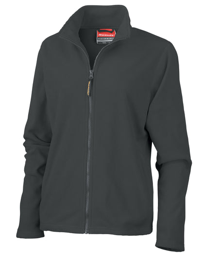 Result Womens Horizon Microfleece Jacket R115F - Black - Customisable Jacket