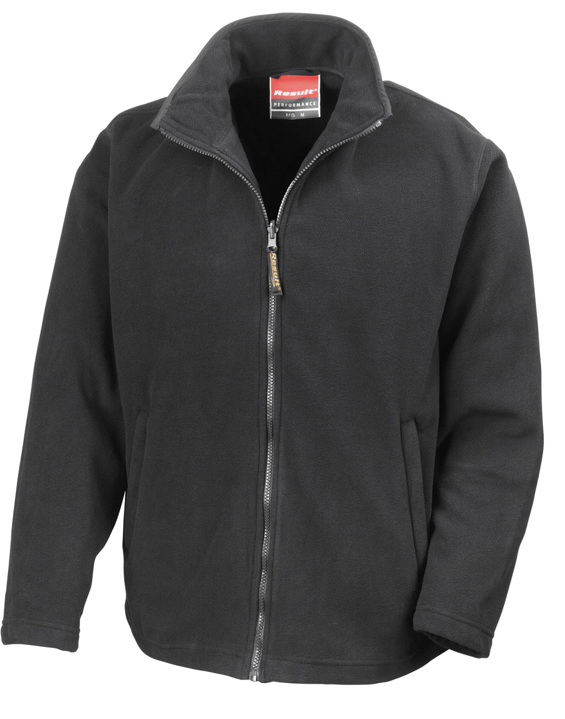 Result Mens Horizon Microfleece Jacket R115M - Black - Customisable Jacket