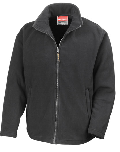 Result Mens Horizon Microfleece Jacket R115M - Black - Customisable Jacket