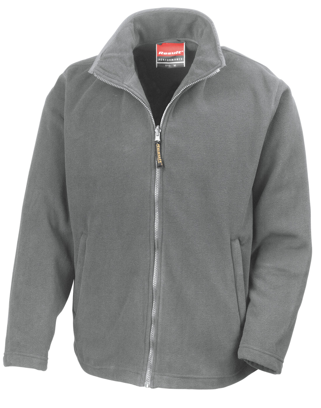 Result Mens Horizon Microfleece Jacket R115M - Light Grey - Customisable Jacket