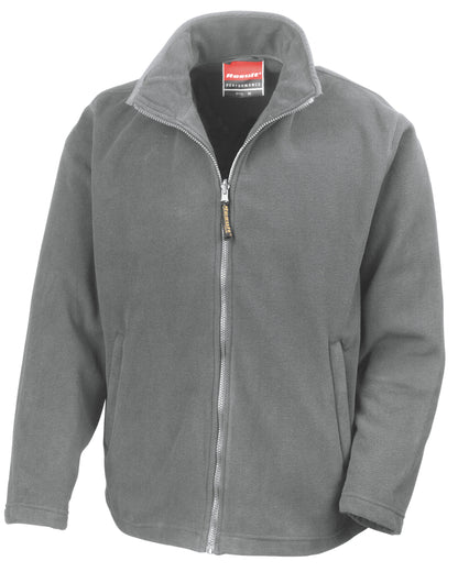 Result Mens Horizon Microfleece Jacket R115M - Light Grey - Customisable Jacket