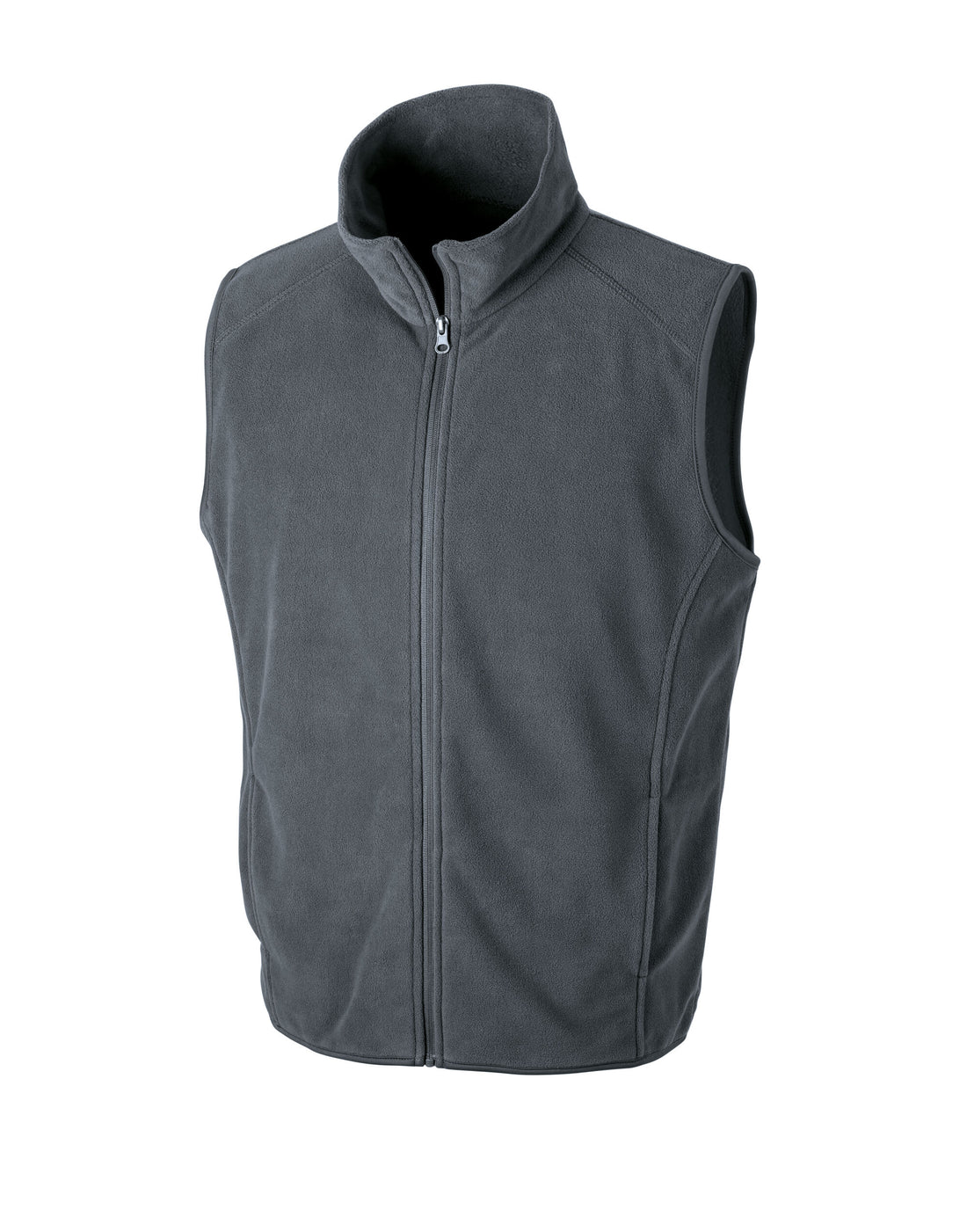 Result Microfleece Gilet r116x - Charcoal - Customisable Bodywarmers