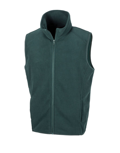 Result Microfleece Gilet r116x - Forest Green - Customisable Bodywarmers