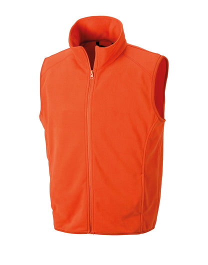 Result Microfleece Gilet r116x - Orange - Customisable Bodywarmers