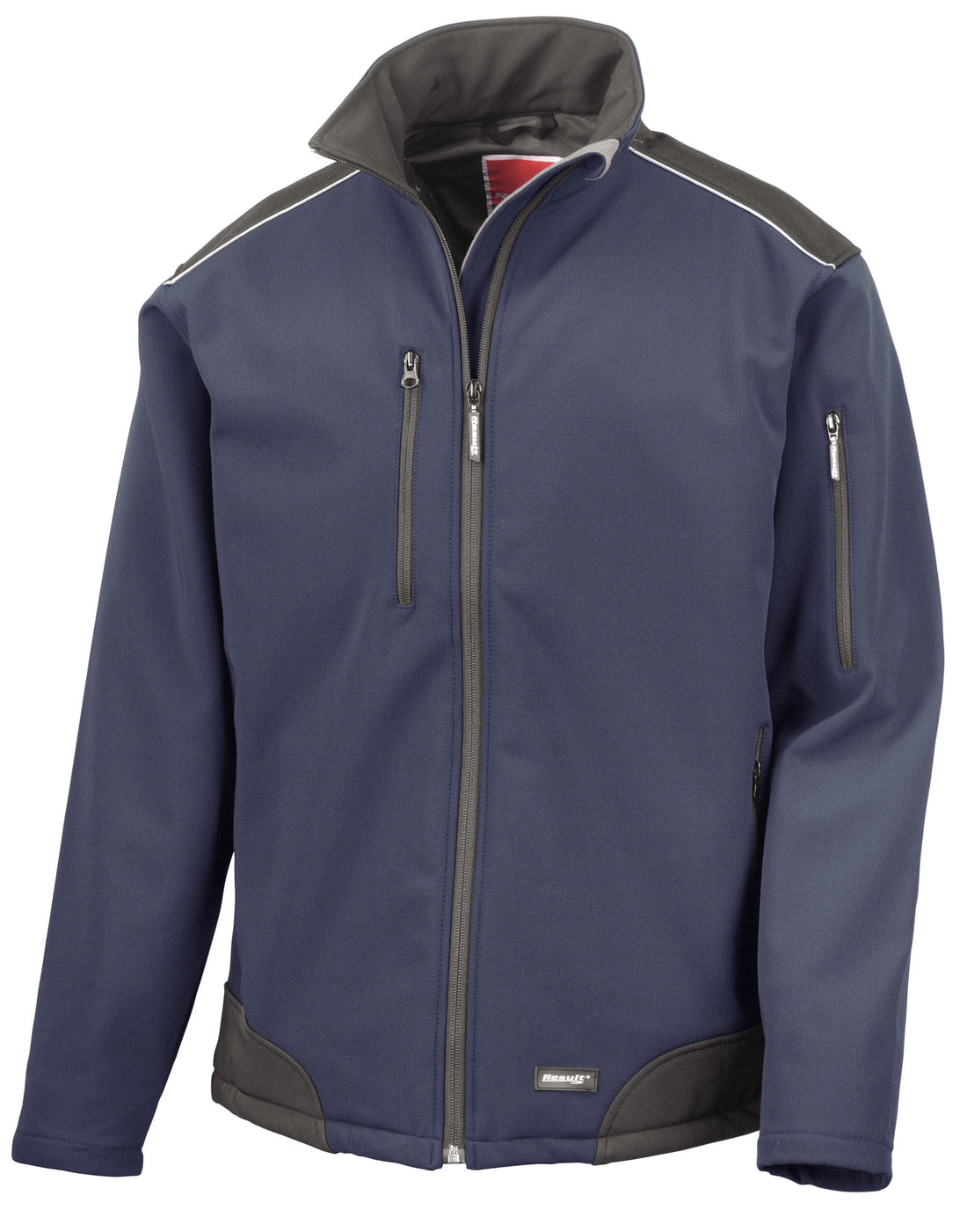 Result Hi Vis Interactive Bodywarmer R124X - Navy Black - Customisable Bodywarmers