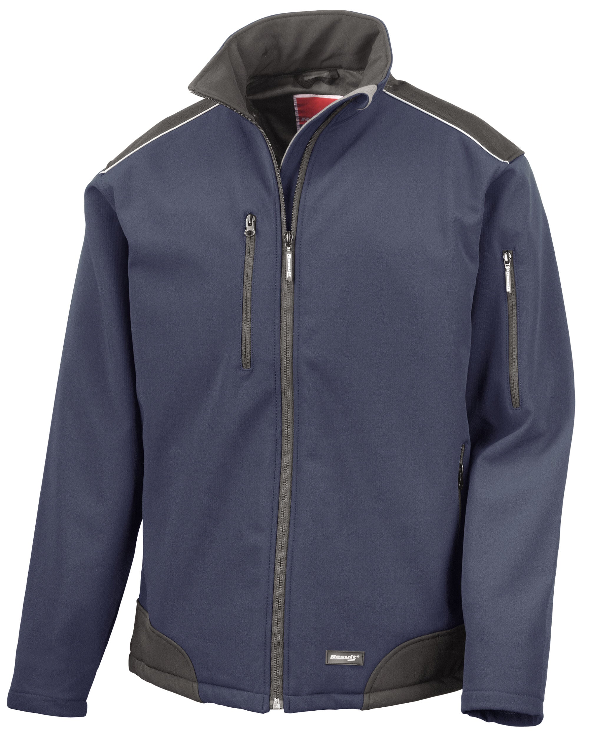 Result Hi Vis Interactive Bodywarmer R124X - Navy Black - Customisable Bodywarmers