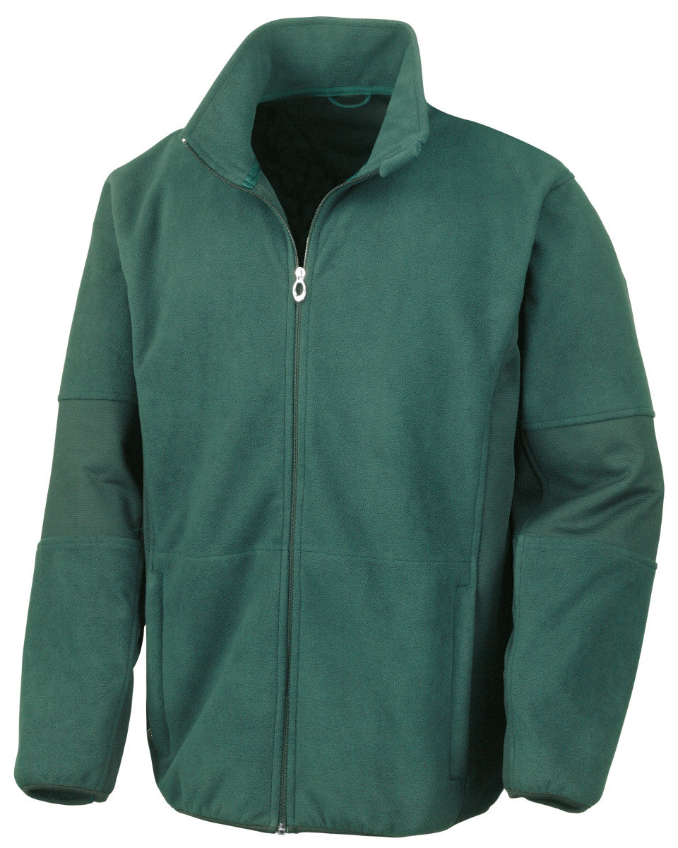 Result Osaka Combed Pile Softshell Jacket R131M - Forest Green - Customisable Jacket
