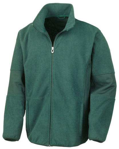 Result Osaka Combed Pile Softshell Jacket R131M - Forest Green - Customisable Jacket