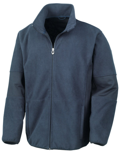 Result Osaka Combed Pile Softshell Jacket R131M - Navy - Customisable Jacket