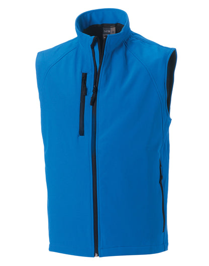Russell Collection Russell Mens Softshell Gilet r141m - - Customisable Bodywarmers