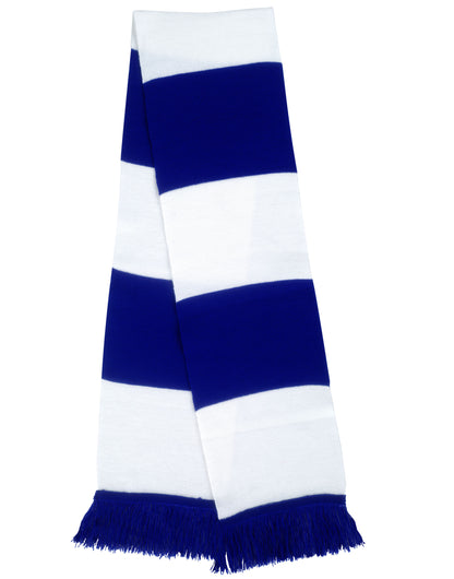 Result Winter Essentials Team Scarf R146X - White Royal O S - Customisable Scarfs