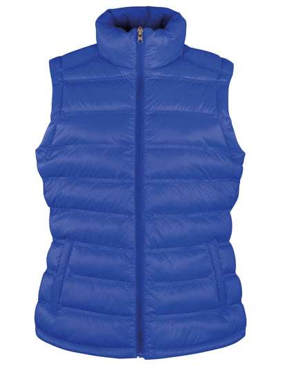 Result Urban Lady Ice Bird Padded Gilet R193F - Royal Blue - Customisable Bodywarmers