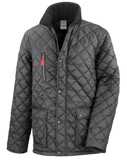 Result Urban Cheltenham Gold Jacket R196X - Black - Customisable Jacket