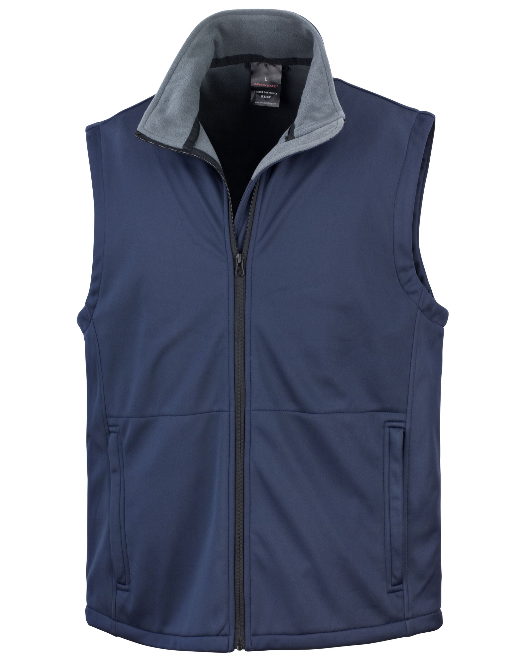 Result Core Soft Shell Bodywarmer R214X - Navy - Customisable Bodywarmers