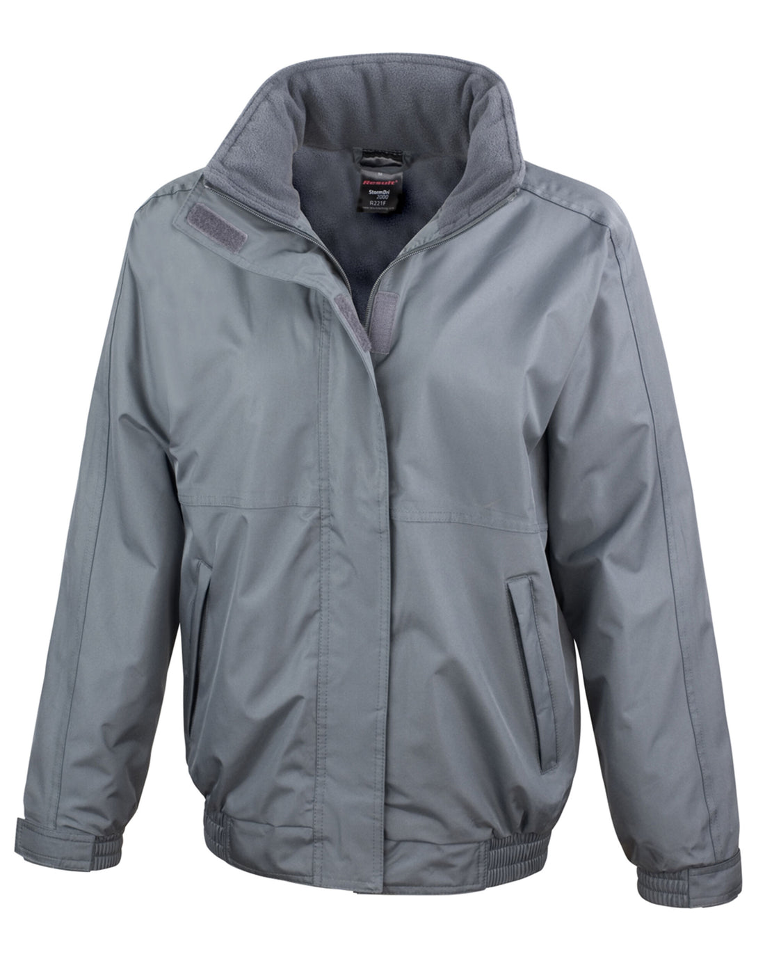 Result Core Ladies Channel Jacket R221F - Grey - Customisable Jacket
