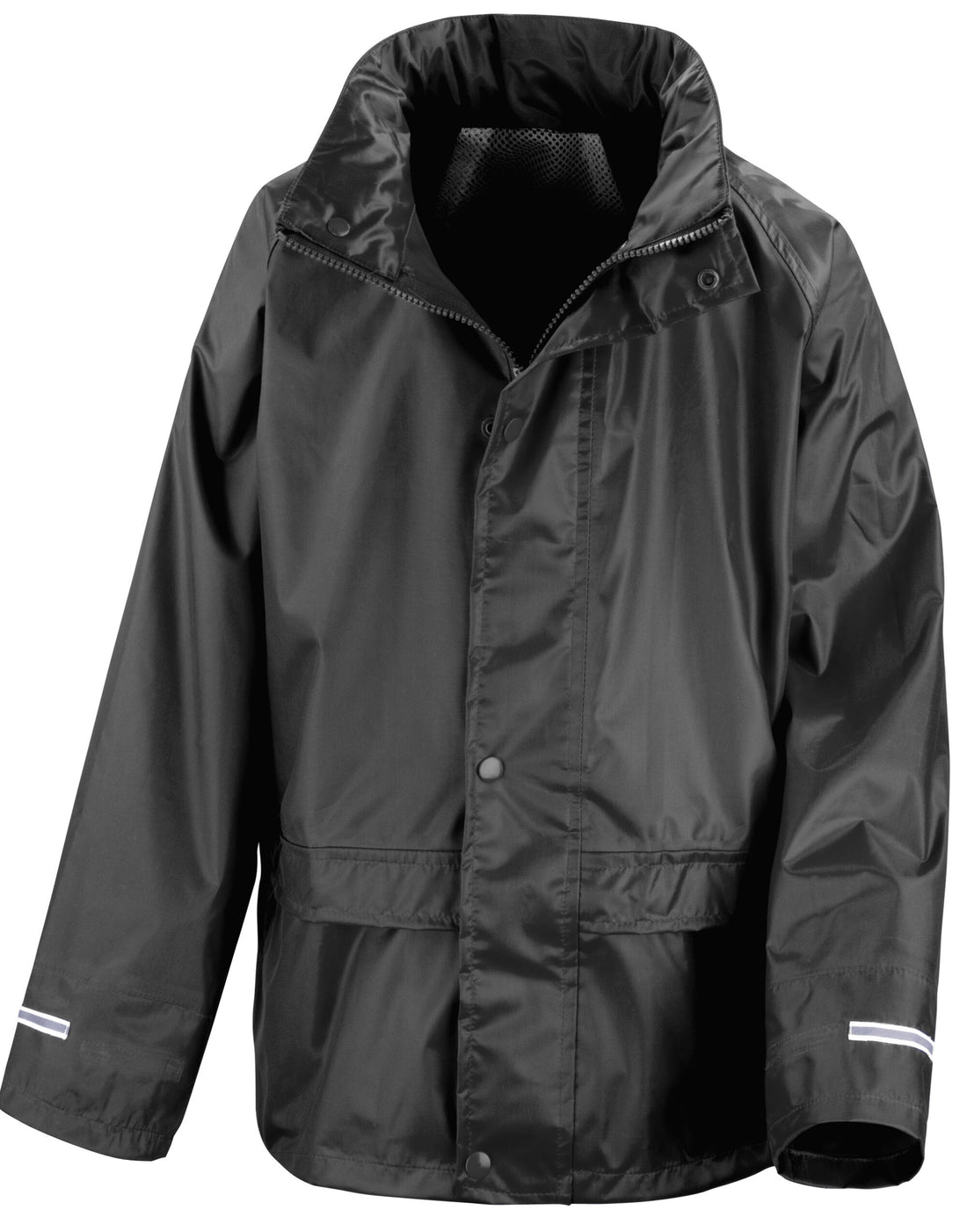 Result Core Junior Rain Suit R225J - Black - Customisable Outerwear