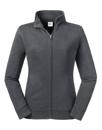 Russell Collection Russell Ladies Authentic Sweat Jacket R267F - Convoy Grey - Customisable Jacket