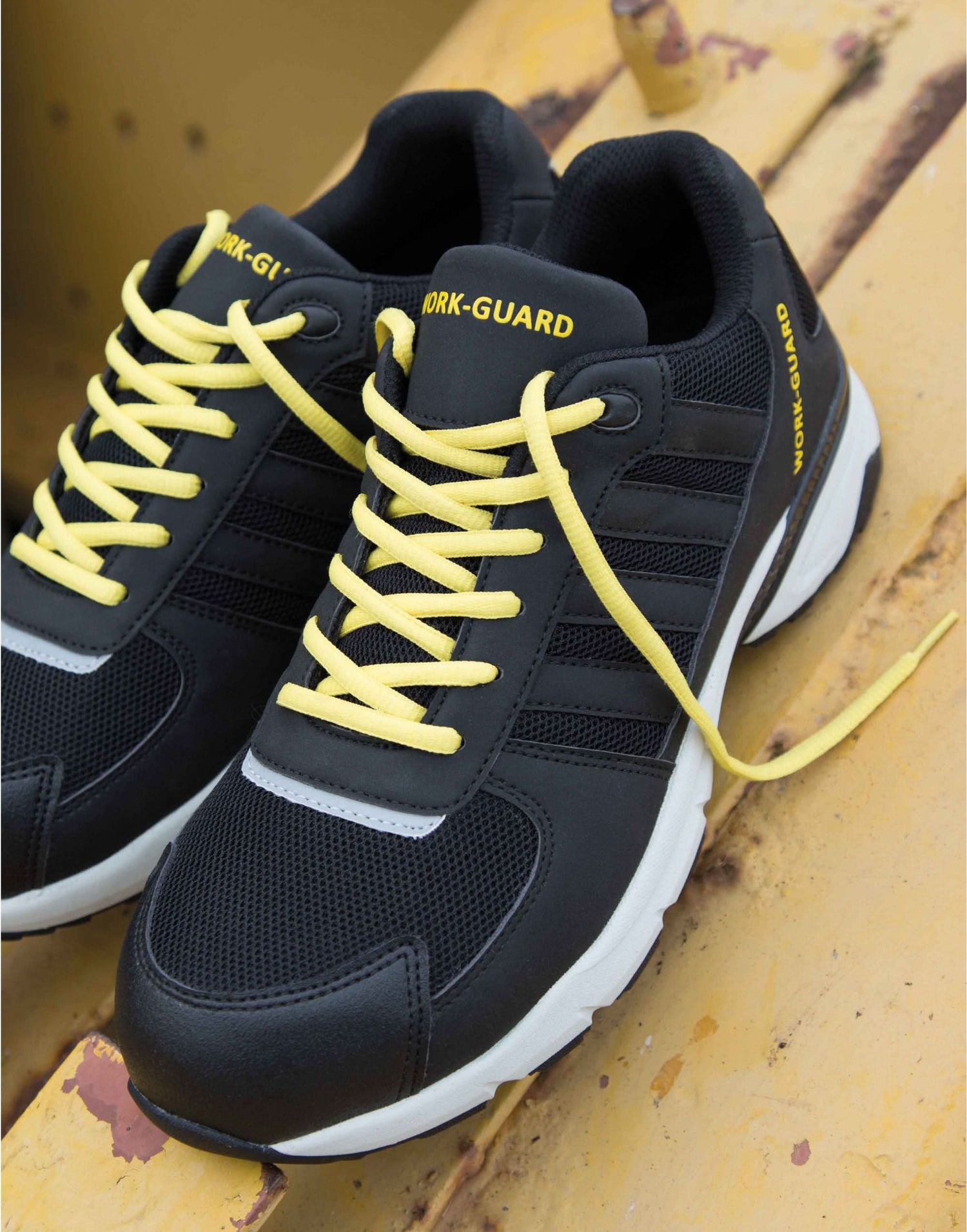 Result Workguard LWeight Safety Trainer R348X - Black Grey - Customisable Trainers