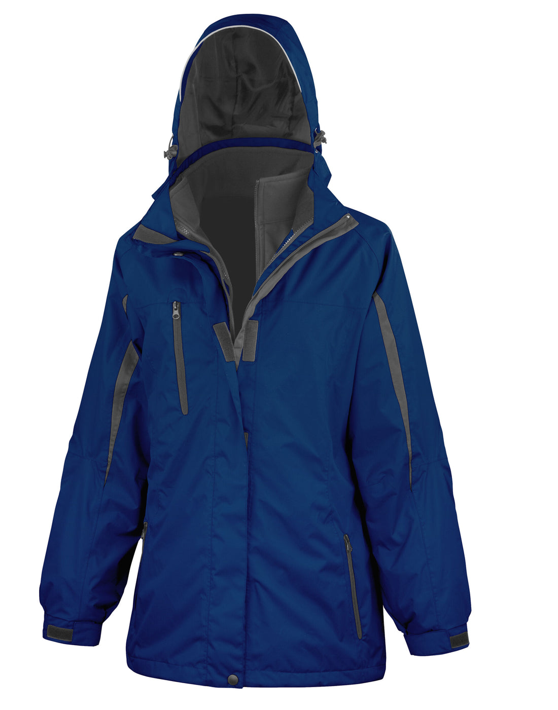 Result R400F Women’s 3-in-1 Journey Jacket - Navy Black - Customisable Jacket