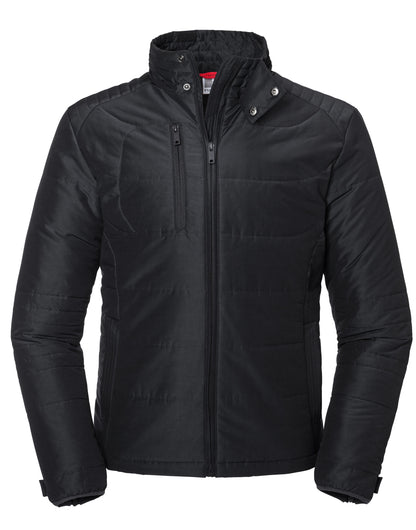Russell Collection Russell Mens Cross Jacket R430M - Black - Customisable Jacket