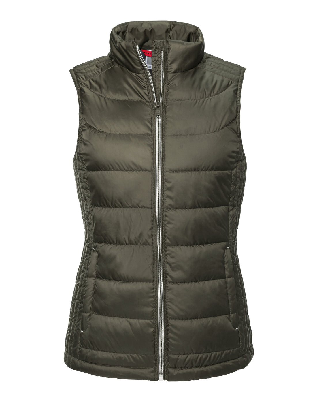 Russell Collection Russell Ladies Nano Bodywarmer R441F - Dark Olive - Customisable Bodywarmers