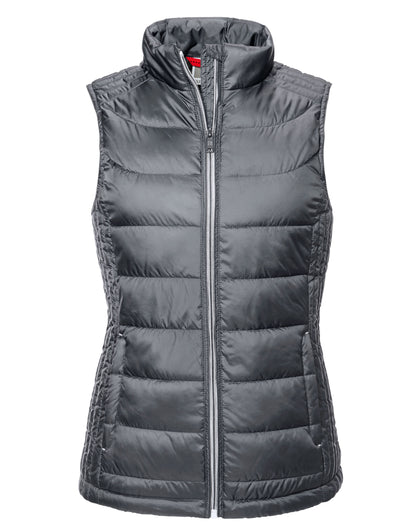 Russell Collection Russell Ladies Nano Bodywarmer R441F - Iron Grey - Customisable Bodywarmers