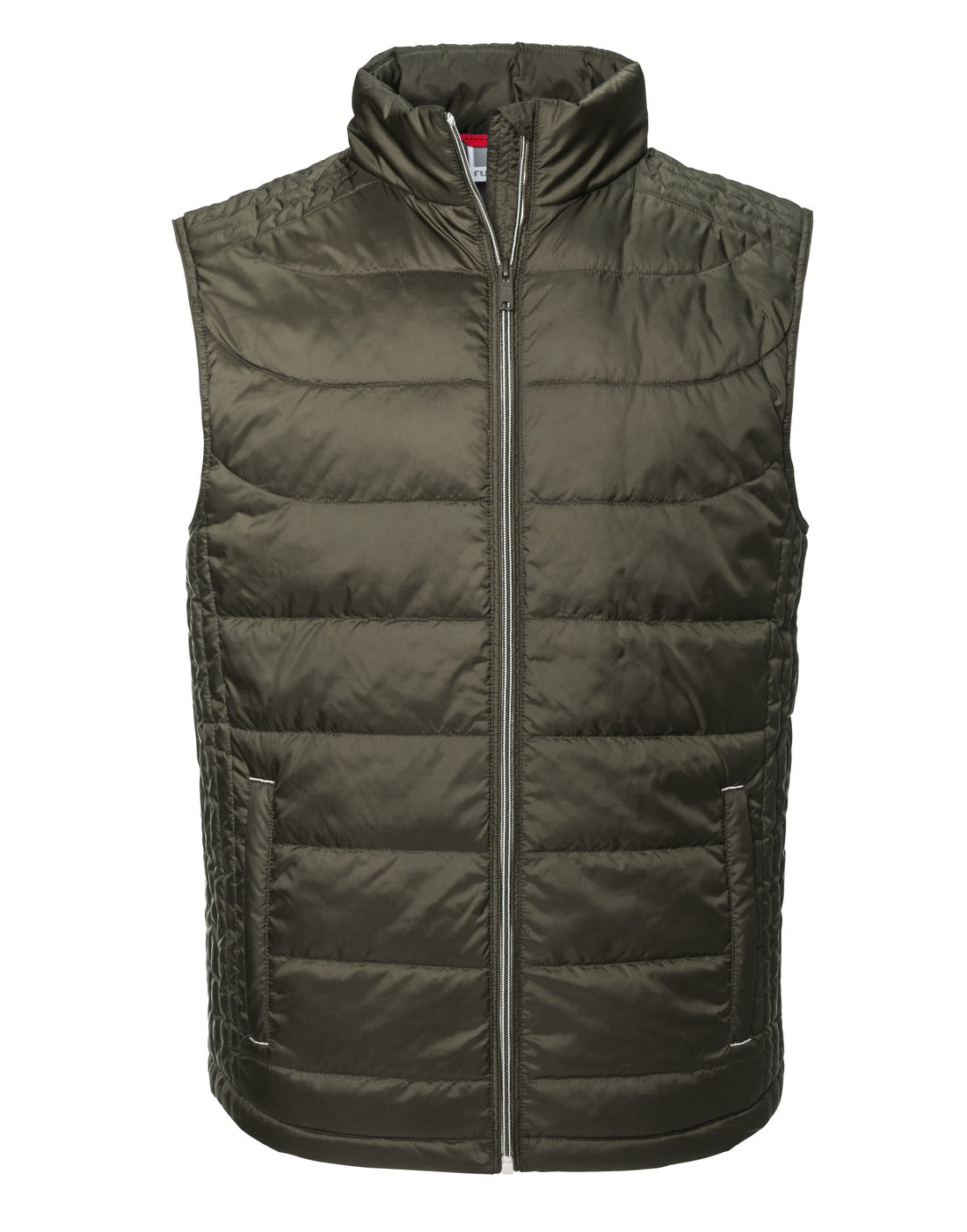 Russell Collection Russell Mens Nano Bodywarmer R441M - Dark Olive - Customisable Bodywarmers