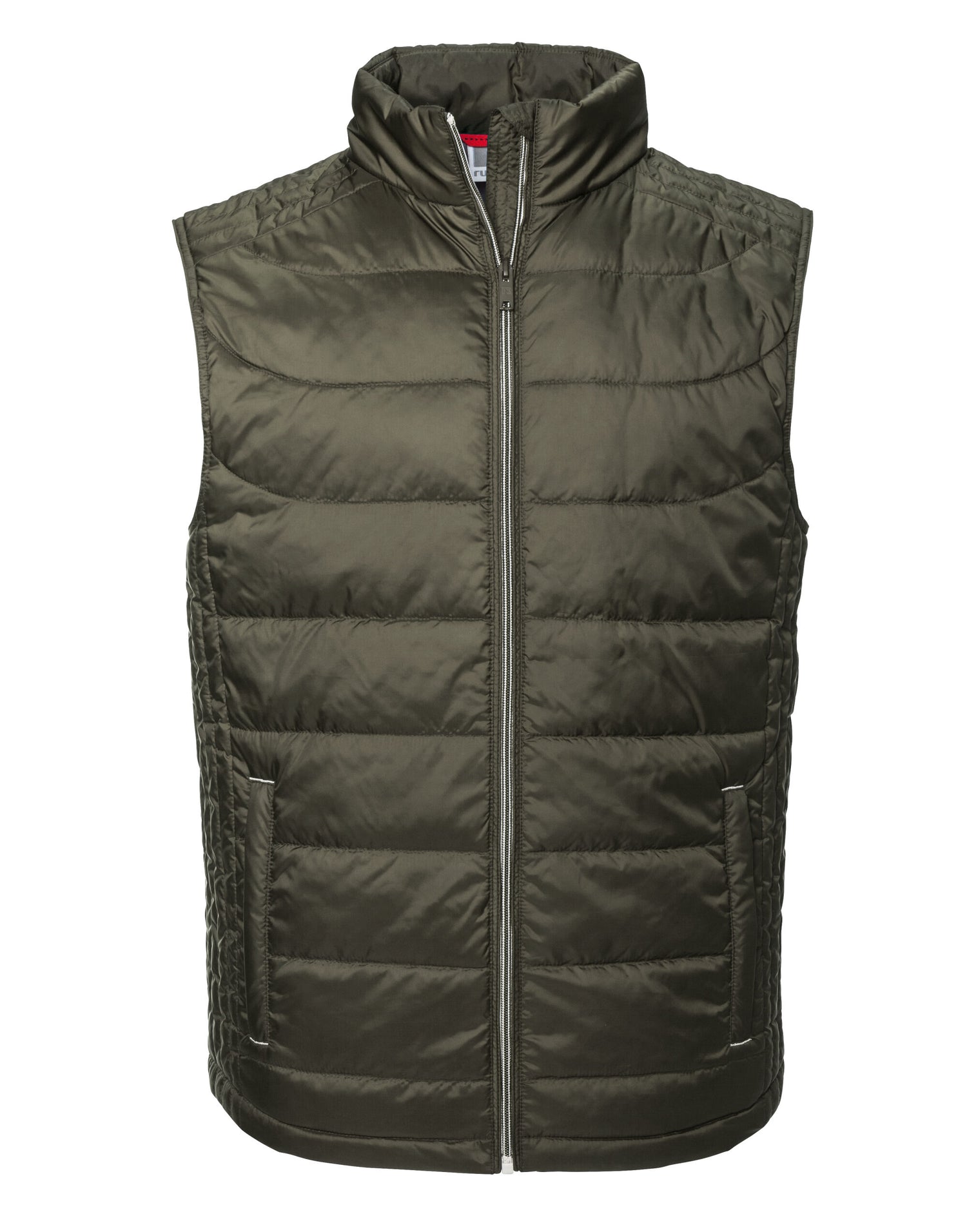 Russell Collection Russell Mens Nano Bodywarmer R441M - Dark Olive - Customisable Bodywarmers