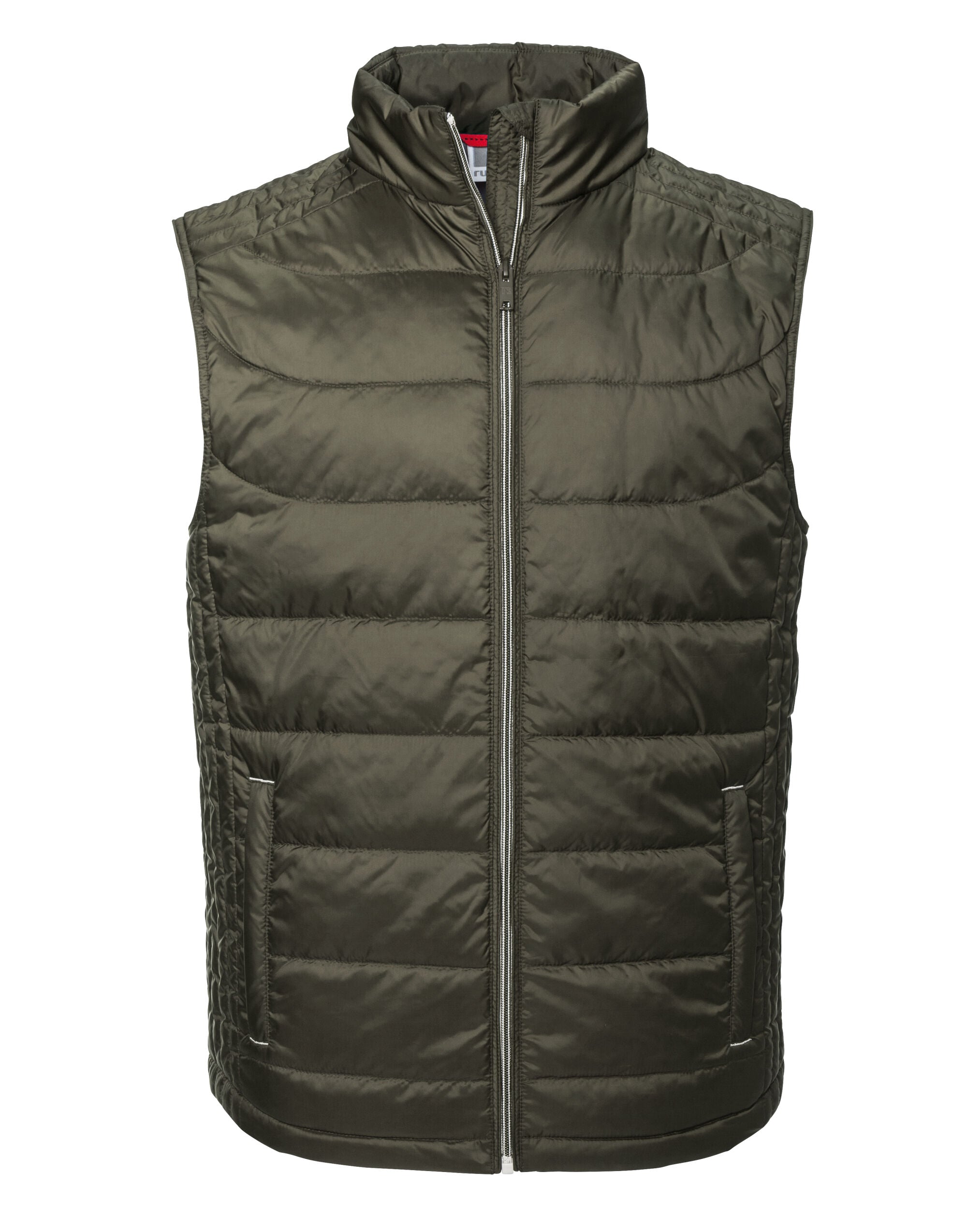 Russell Collection Russell Mens Nano Bodywarmer R441M - Dark Olive - Customisable Bodywarmers