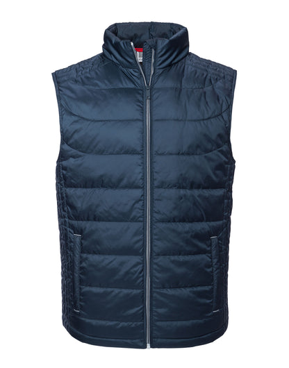 Russell Collection Russell Mens Nano Bodywarmer R441M - French Navy - Customisable Bodywarmers