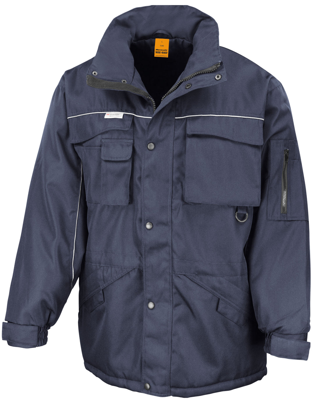 Result Workguard Combo Coat R72X - Navy Navy - Customisable Jacket