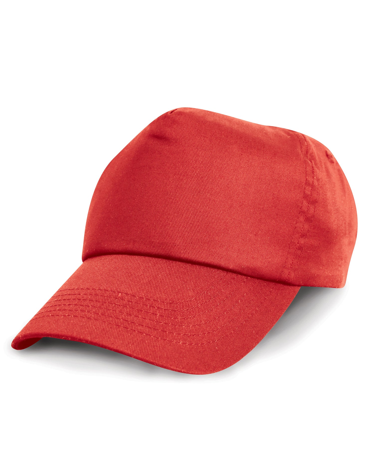 Result Junior Cotton Cap RC05J - Red O S - Customisable Caps