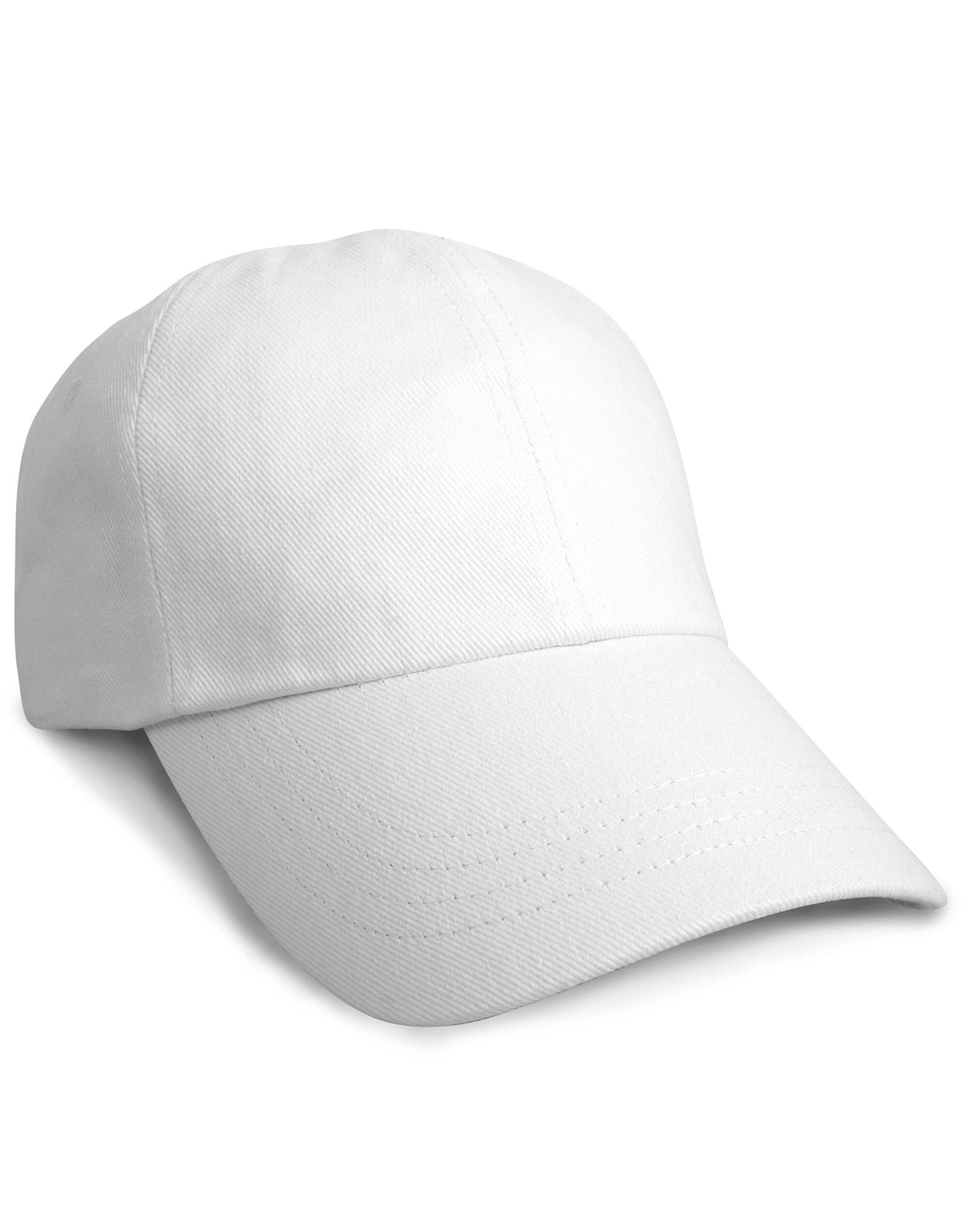Result Heavy Cotton Pro Style Cap rc10 - White O S - Customisable Caps