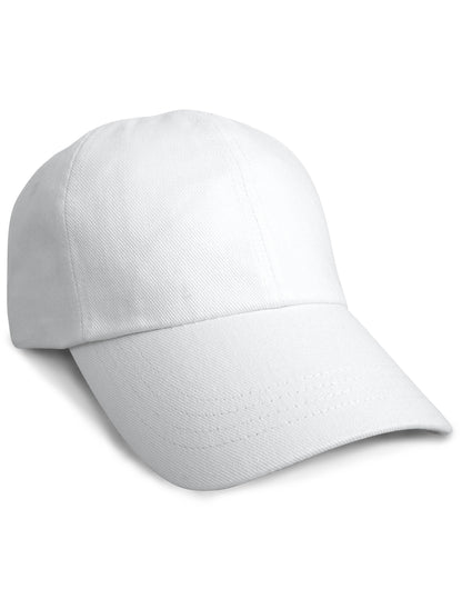 Result Heavy Cotton Pro Style Cap rc10 - White O S - Customisable Caps