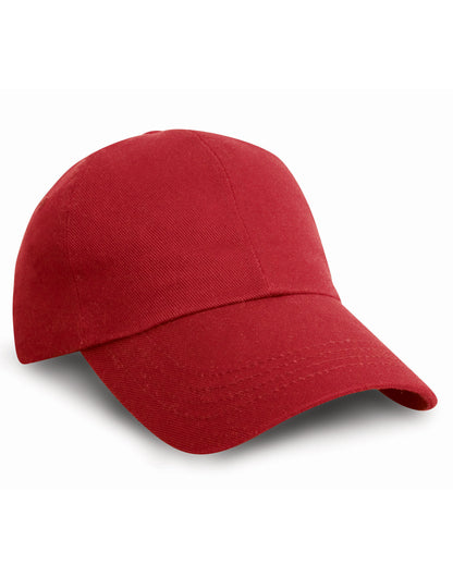 Result Heavy Cotton Pro Style Cap rc10 - Red O S - Customisable Caps