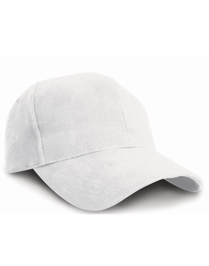 Result Headwear Result ProStyle Heavy Brushed Cotton Cap RC25 - White O S - Customisable Caps
