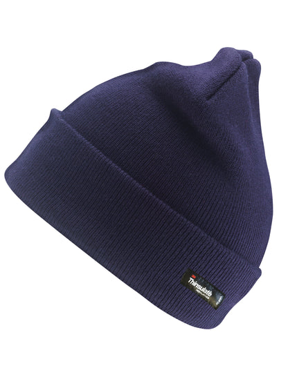 Result Winter Thinsulate Woolly Ski Hat rc33 - Navy O S - Customisable Hats