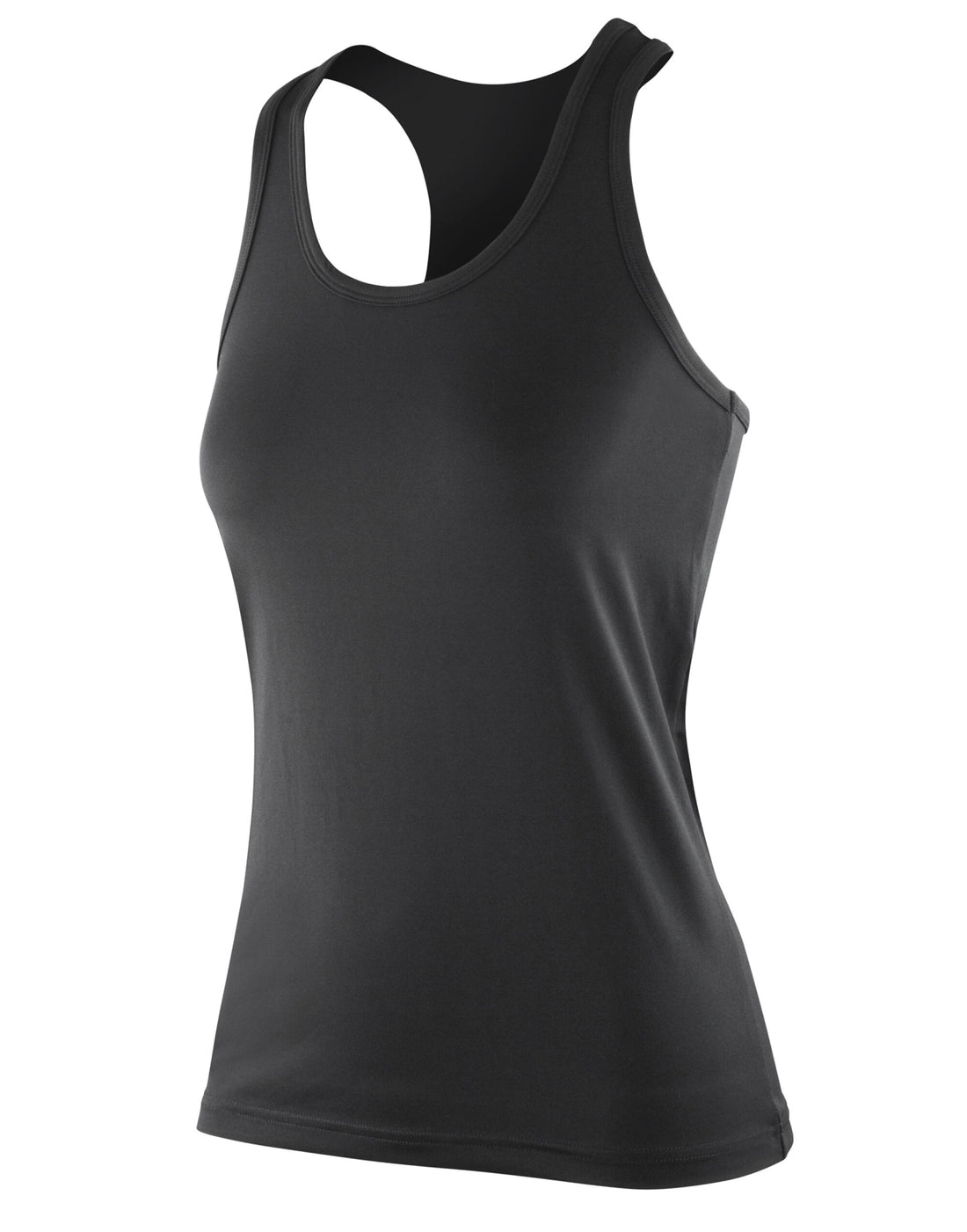 Spiro Impact Softex Fitness Top s281f - Black - Customisable Sportswear